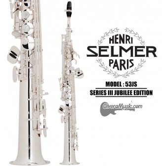 SELMER PARIS "Serie III" Edición Jubilee Saxofón Soprano Profesional Sibemol - Plateado