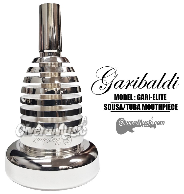 GARIBALDI Elite Sousaphone/Tuba Mouthpiece Single-Cup Silver-Plate
