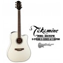 TAKAMINE G Series 6-String Acoustic/Electric Guitar -  Gloss Pearl White