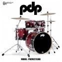 PDP "Concept Series" 5-Piece Maple Shell Pack - Red to Black Fade Lacquer