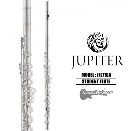 JUPITER Student Model Flute Key of C - Silver Plated