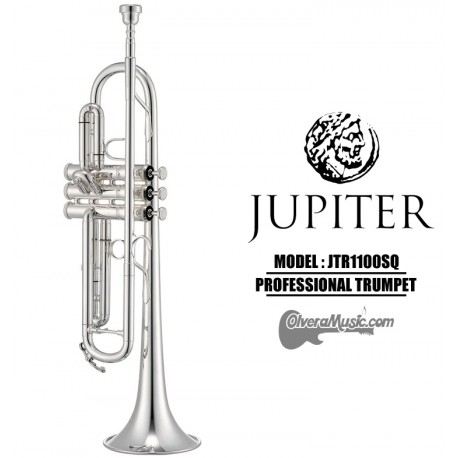 JUPITER Bb Intermediate Trumpet - Silver Plate Finish - Olvera Music