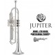 JUPITER Bb Intermediate Trumpet - Silver Plate Finish