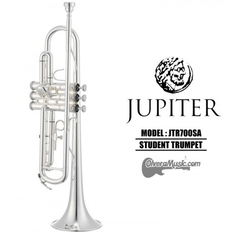 JUPITER Bb Student Model Trumpet - Silver Plate Finish
