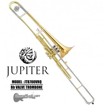 JUPITER Bb Valve w/Trombone Rose Brass Bell