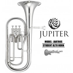 JUPITER Eb Alto Horn - Silver Plate Finish