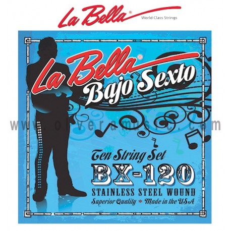 La Bella (BX-120) Bajo Sexto Strings