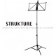 Strukture (S3MSBK) Deluxe Aluminum Music Stand