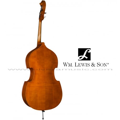 William Lewis & Son (WLB49L1CFH) "Exeter" 1/4 Size Student Model Double Bass