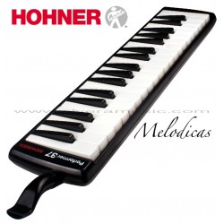 Hohner (S37) "Performer" Melodica de Teclas Color Negro
