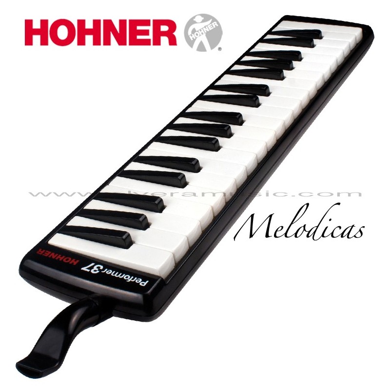 Hohner (S37) Performer Piano Style Melodica - Black - Olvera Music
