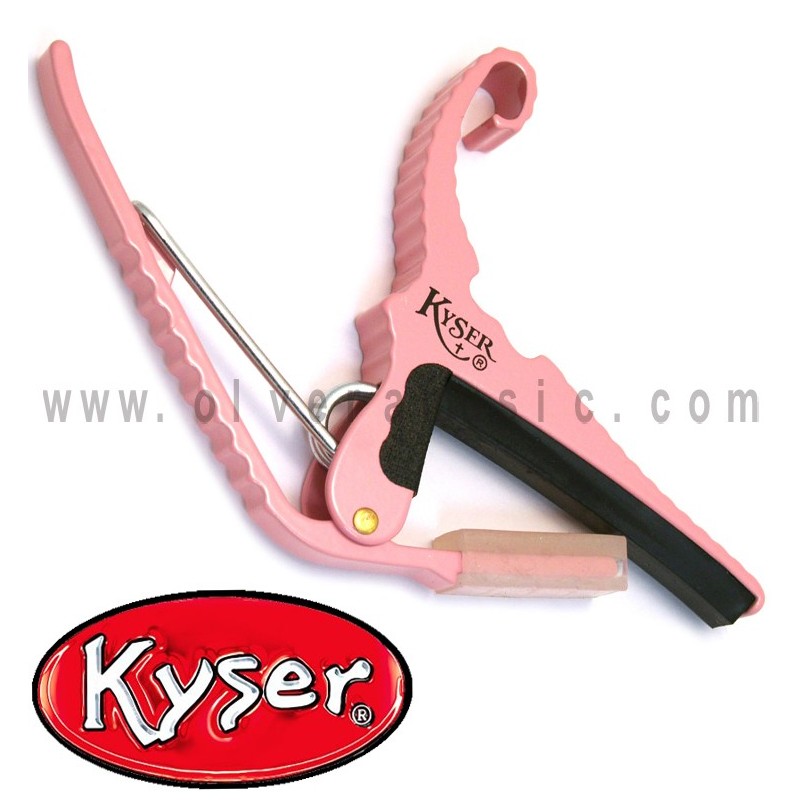 Pink Kyser KG6K Quick-Change Capo for 6-string acoustic guitars 