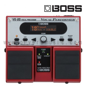 Boss VE-20 "Vocal Performer Stompbox" Twin Pedals
