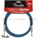 FENDER Cable para Instrumento Serie California Azul 10ft (3m).