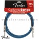 Fender (099-0510-002) Cable para Instrumento Serie California Azul 10ft (3m).