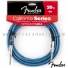 FENDER Cable para Instrumento Serie California Azul 20ft (6m)