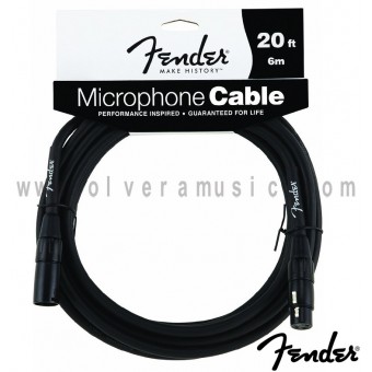 FENDER Microphone Cable 20ft. (6m)