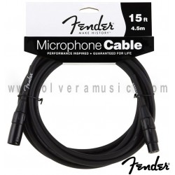 FENDER Cable para Microfono 15ft (4.5m)