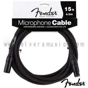 FENDER Cable para Microfono 15ft (4.5m)