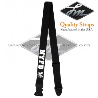 LM PRODUCTS "NYFD" Silk-Screen Guitar Strap