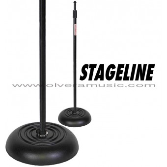 Stageline (MS603B) Base Redonda c/Peso Para Micrófono