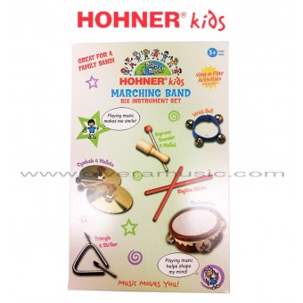 HOHNER KIDS Instrumentos de Marcha Para Niños - 6 Piezas