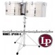 LP Prestige Timbales 15" & 16" Extra Deep Shells - Stainless Steel Finish
