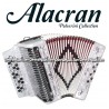 ALACRAN Button Accordion 3112 - White