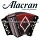 ALACRAN Diatonic Button Accordion Model 3112 - Black
