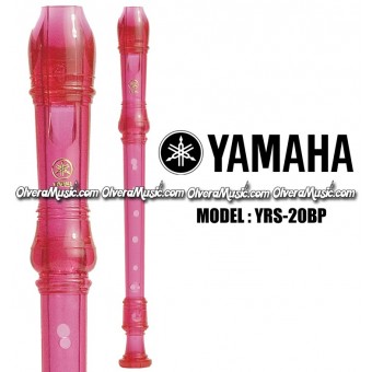 YAMAHA Student Model Plastic Soprano (Recorder) - Translucent Pink