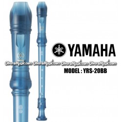 YAMAHA Student Model Plastic Soprano (Recorder) - Translucent Blue