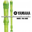 YAMAHA Flauta Soprano de Plastico (Recorder) Modelo Estudiante - Verde Transparente