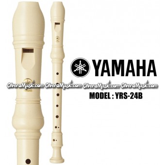 YAMAHA Flauta Soprano de Plastico (Recorder) Modelo Estudiante - Color Crema