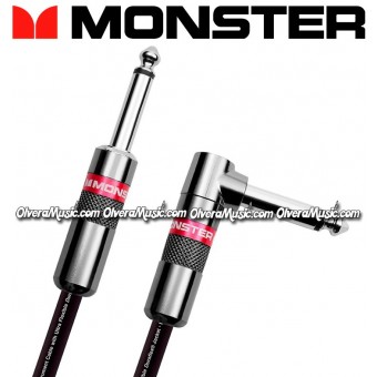 MONSTER Classic Pro Audio Angled Instrument Cable - 12ft.