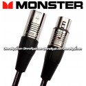 MONSTER Classic Cable Para Microfono - 20ft.