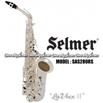 SELMER SAS411S Intermediate Eb Alto Saxophone - Silver Plate Finish
