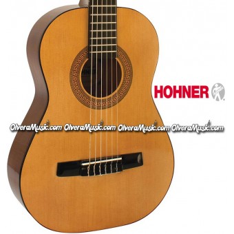 HOHNER Guitarra Classica Medida 1/2 para Estudiante - Natural