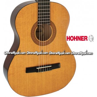 HOHNER Full Size Classical Acoustic Guitar - Natural Gloss Finish