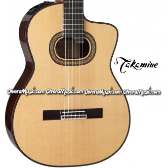 TAKAMINE Classical & Hirade Acoustic/Electric Guitar - Gloss Natural Finish